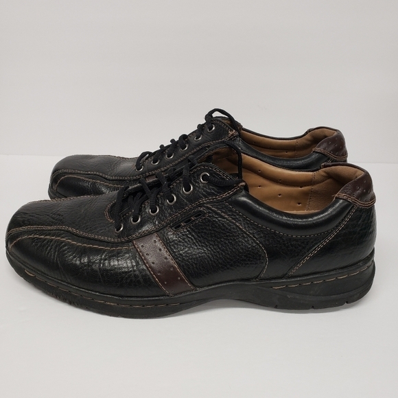 Dockers 090-9414 Mens Black Brown Leather Shoes Size 11.5 M